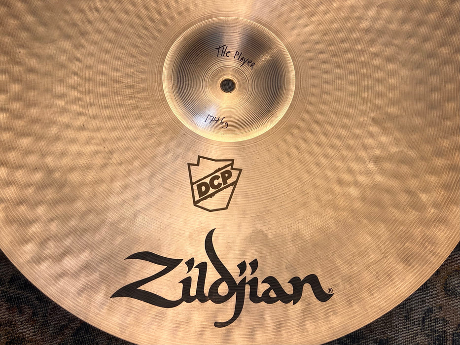 Rare ZILDJIAN THE PLAYER 20” GENE KRUPA Ride Only 1746 g PERFECT! LIGHT w/ Great Stick Attack