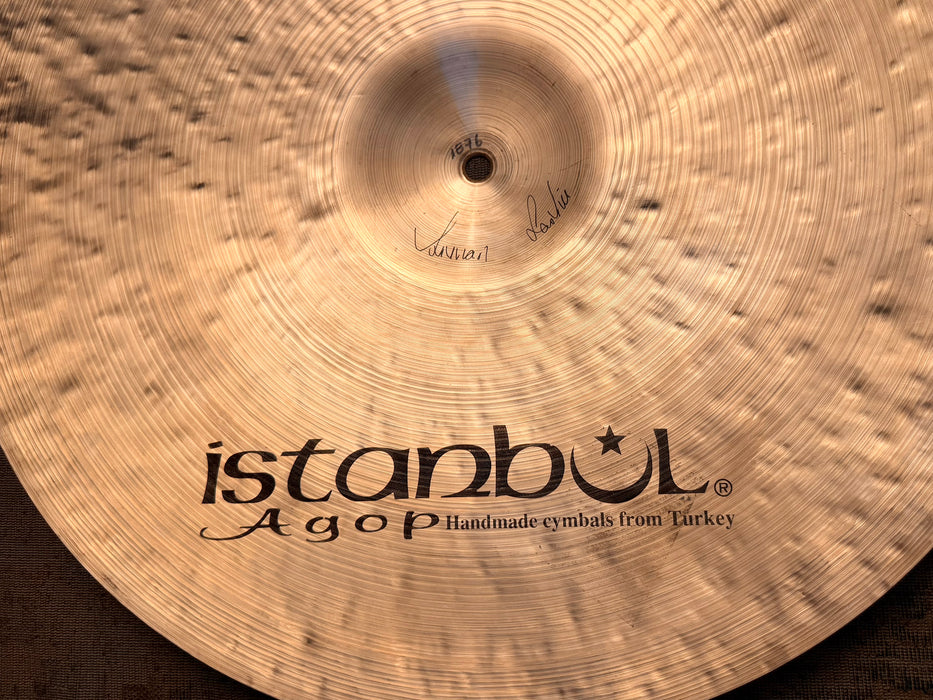 ISTANBUL AGOP Traditional Original Ride 20” or Crash IMMACULATE Only 1876 g Incredible Sounding!