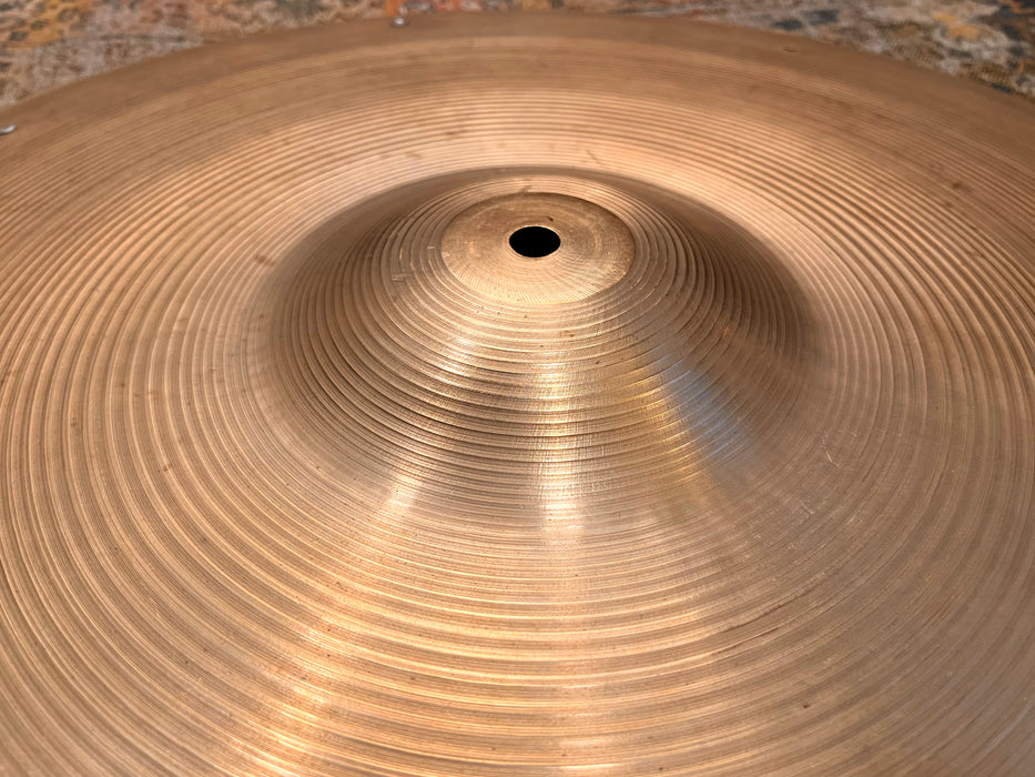 HUGE 2 FOOT VINTAGE Zildjian 24” LIGHT Ride Sizzle 3976 g Great Stick + Shimmering