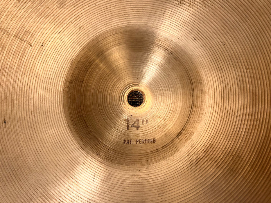 VERY Vintage Paiste 602 SOUND EDGE Hihats 14” 878 960 g PRE SERIAL! The TONE! Don’t Pay $700 For REISSUES!