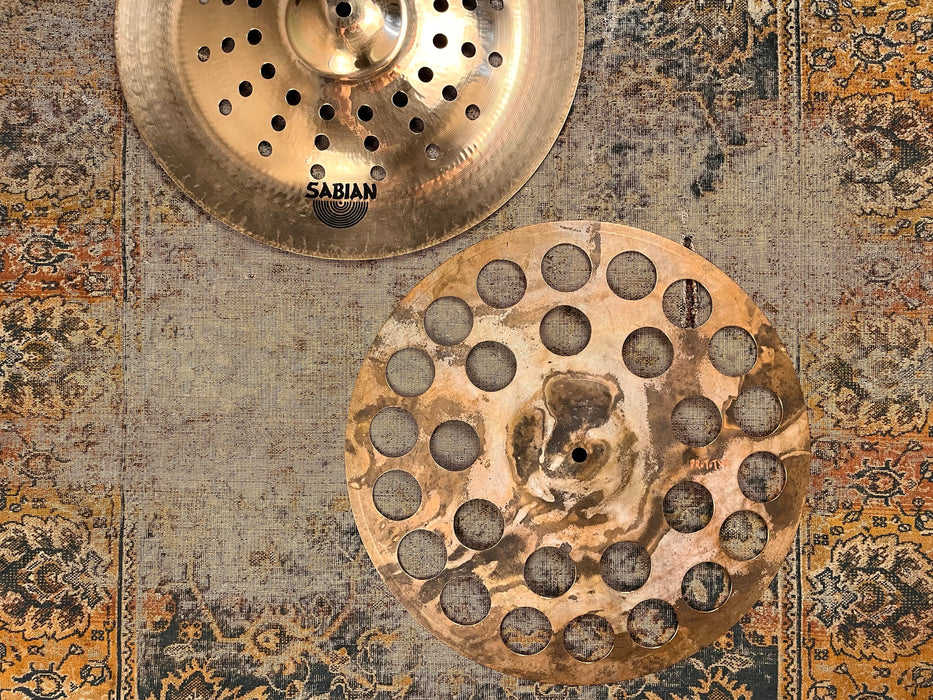 SABIAN Prototype MEET THE MASTERS 16” Hihats Effects SICK HATS CHINA Combo! 830 830 g UNIQUE