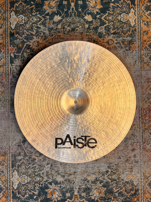 Rare Discontinued Paiste ORIGINAL Twenty Series Factory CRASH 20” 2338 g CLEAN! MASSIVE FULL