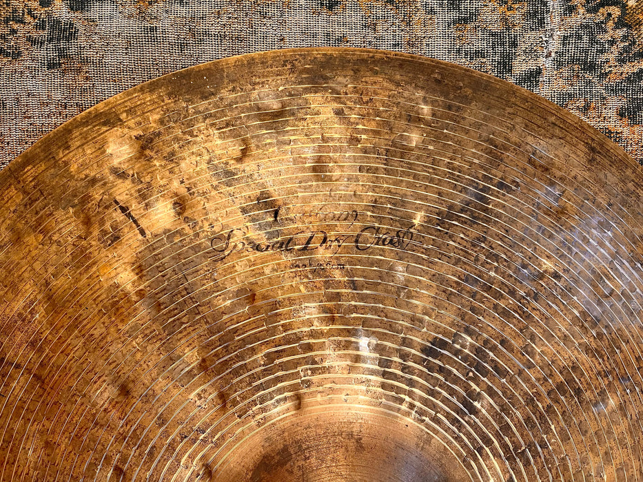 PAPER THIN 22” Zildjian K Custom SPECIAL DRY CRASH 2062 g NO LONGER MADE YES The Factory 22” Crash