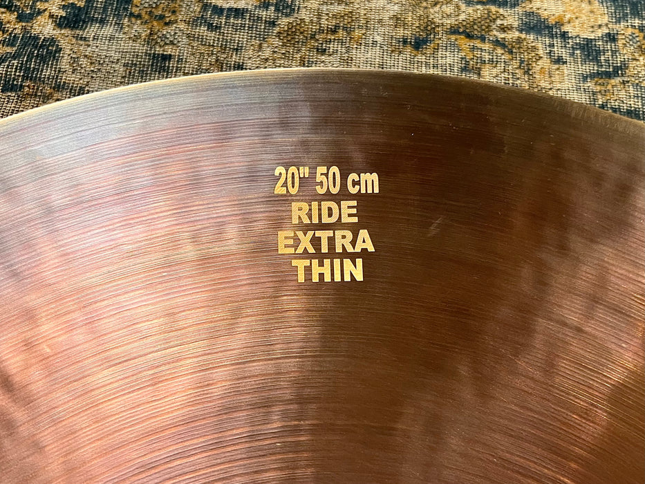 PRE AGED PAPER THIN DARK Masterwork 20” Ride Crash 1426 g PERFECT