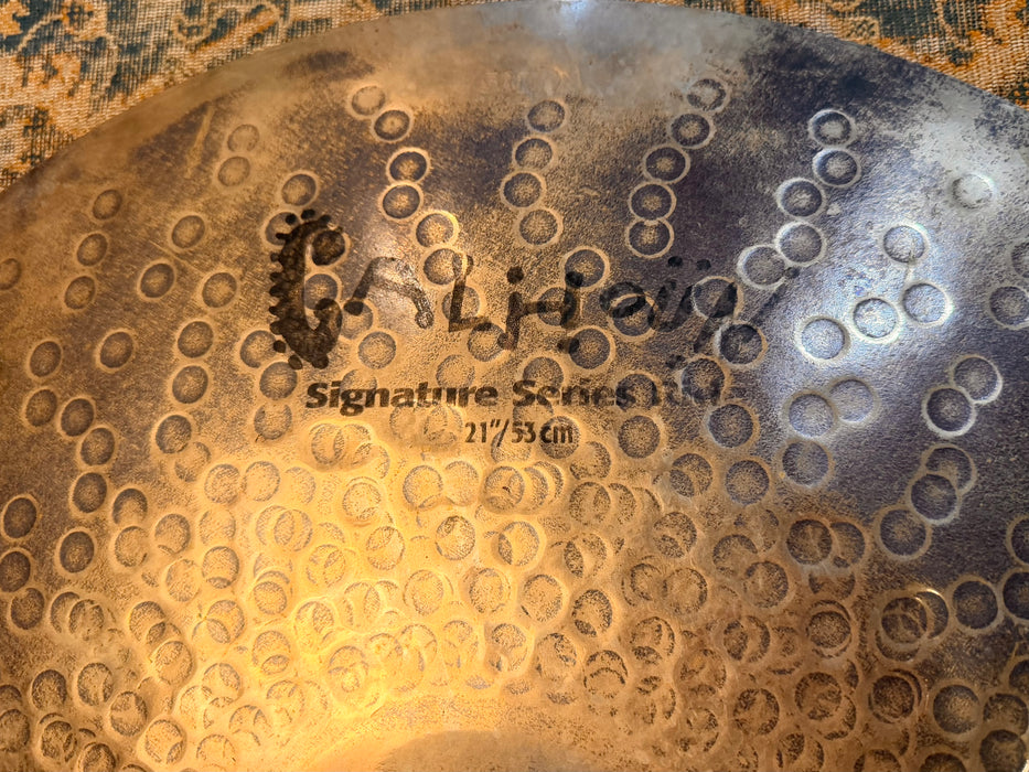 Sabian WILL CALHOUN LUNAR Ride 21” 3642 g RARE! Ultra Dry with ONE OF THE  GREATEST BELLS EVER