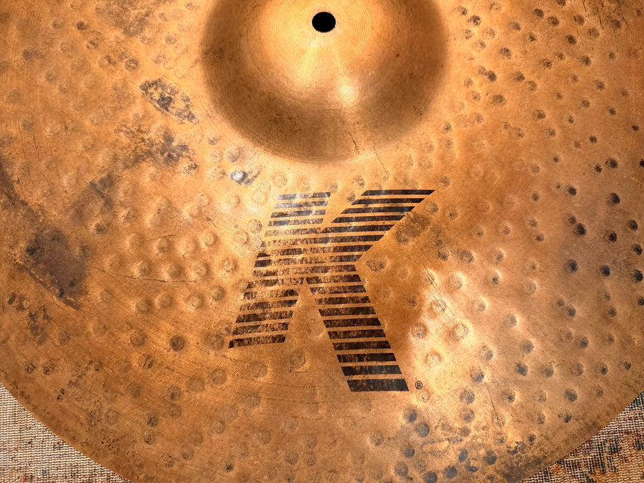 Zildjian K CUSTOM ORGANIC Ride 21” PERFECT! 2542 g DRY w RAW TOP & BRILLIANT UNDERSIDE! Why Pay $580?