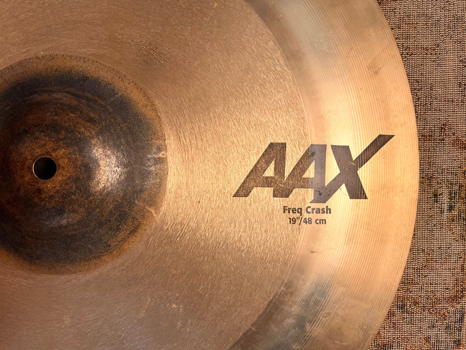 Sabian AAX FREQ Crash 19” DARK THIN FAST! 1614 g Easily BENDABLE! Don’t Pay $384!!