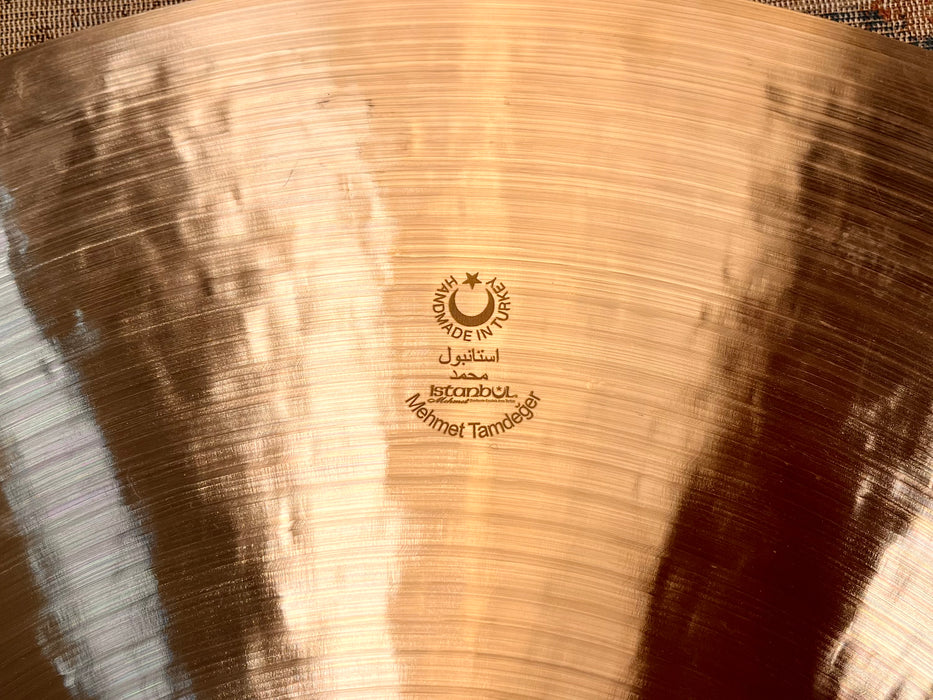 RARE HUGE ISTANBUL Mehmet Nostalgia 50s 24” Ride 2786 g IMMACULATE! ULTRA Warm Lush