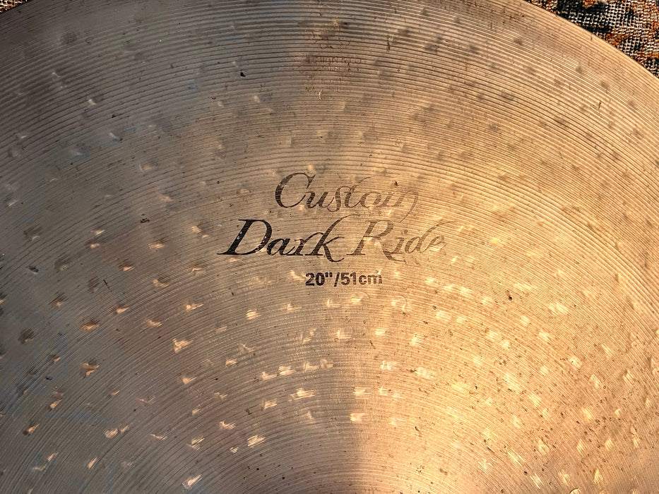 Zildjian K CUSTOM DARK Ride 20” 2154 g CRASHABLE Versatile! Don’t Pay $500 for a guess!