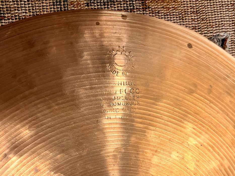 RARE Istanbul Pre Split AGOP MEHMET PAPER THIN SPLASH 10” 242 g SUPER CLEAN! Actually Splashes