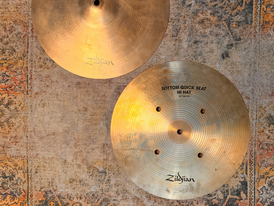 ULTRA CRISP Tight Zildjian Earlier QUICK BEAT 14” Hihats 1254 1534 g Insanely CLEAN Tone