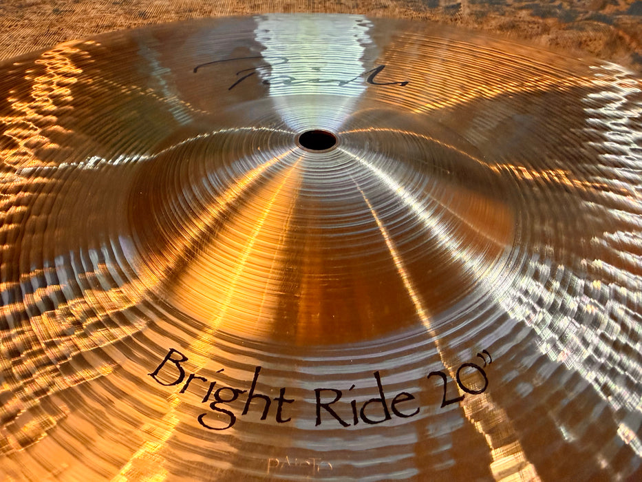 RARE Paiste SIGNATURE Bright Ride 20” CLEAN Look CLEAN Sound! Glassy Shimmering! 2574 g
