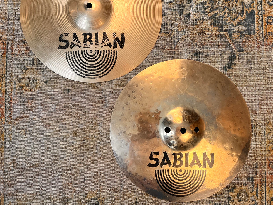 Sabian FUSION Hihats 13s” 948 1316 g CRISP K/Z style CLEAN TONE! Articulate! Brilliant FINISH AA