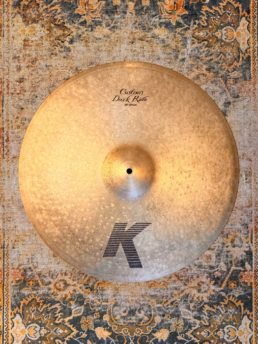 Zildjian K CUSTOM DARK Ride 20” 2266 g CRASHABLE Versatile! Semi-Dry! Don’t Pay $530 for a guess!