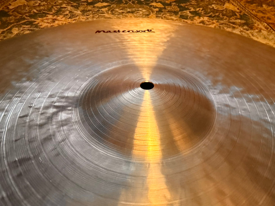 MASSIVE 2 FOOT Paperthin Masterwork Dodecagon JAZZ MASTER 24” Crash Ride 2197 g PERFECT