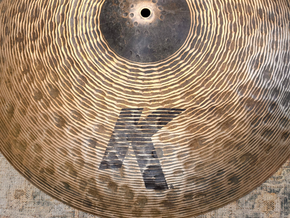 ORIGINAL Zildjian K Custom HIGH DEFINITION Ride 22” 3138 g DRY! DEEP Patina! Aged 20 Yrs Sound Amazing