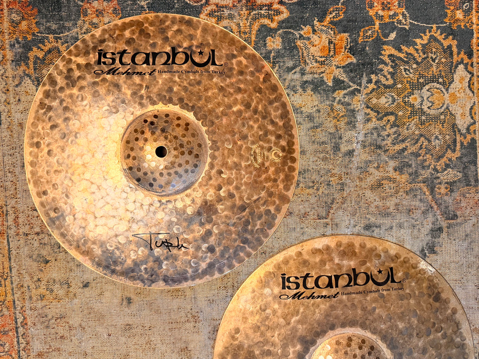 RAW DRY ISTANBUL Mehmet TURK Hihats 13” PERFECT! Unlathed Responsive! Organic Tone! 864 1138 g Rare