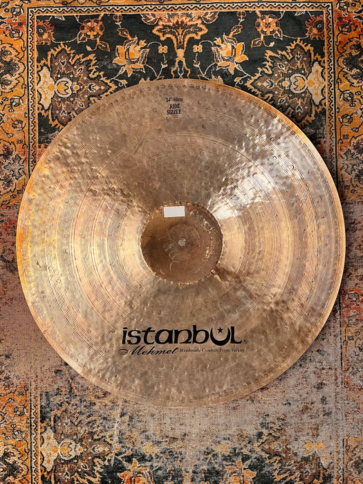 Rare ULTRA DARK MASSIVE Istanbul Mehmet 24” MC Jazz Ride Sizzle 2872 g IMMACULATE & Amazing