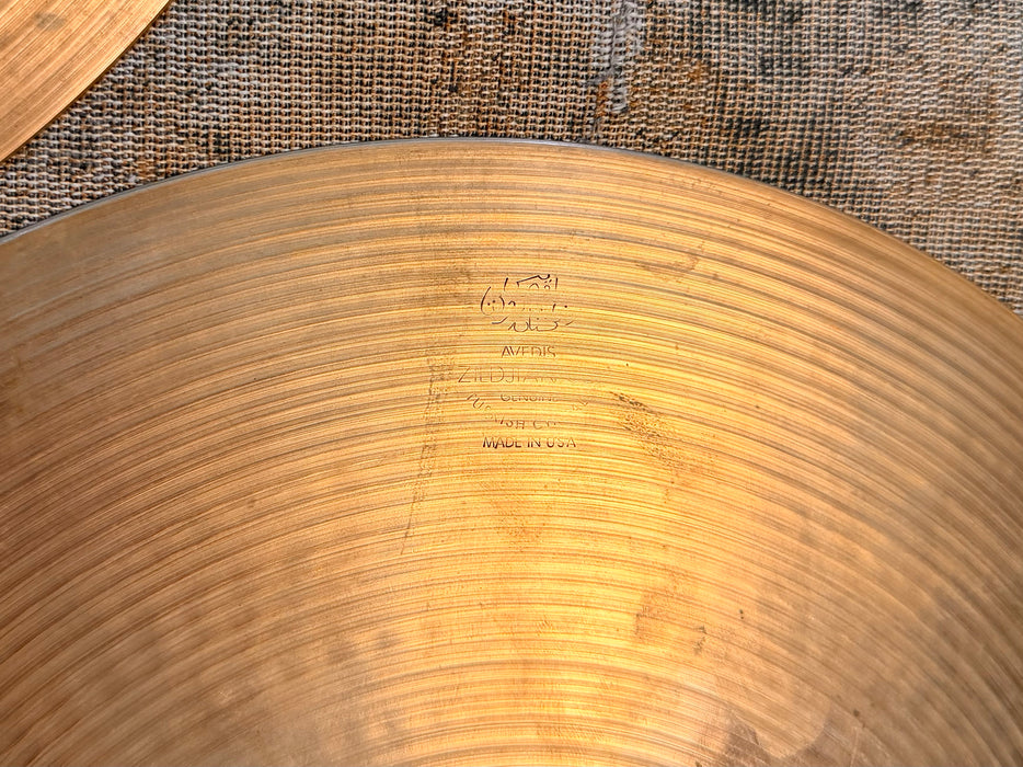 Vintage Zildjian New Beat 14” Hihats TIGHT DRY Versatile! Amazing Tone 1098 1482 g Don’t Pay $520!