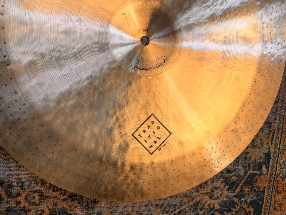 ISTANBUL AGOP 22” TRADITIONAL China Swish PAPER THIN Harder To Find ONLY 1684 g PERFECT
