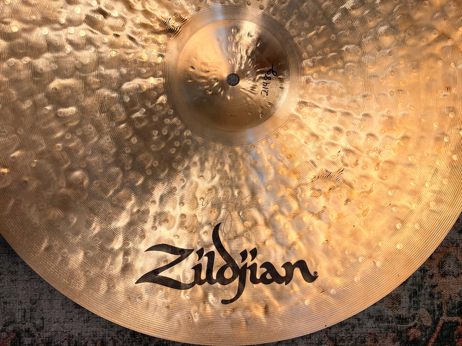Zildjian K CONSTANTINOPLE OVERHAMMERED THIN 22” Ride 2148 g IMMACULATE Light Airy! Crashable