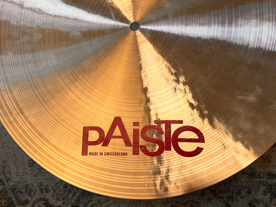 Paiste 2002 FLAT RIDE 20” SUPER CLEAN! GLASSY Chime-Like Controlled Definition! 2136 g