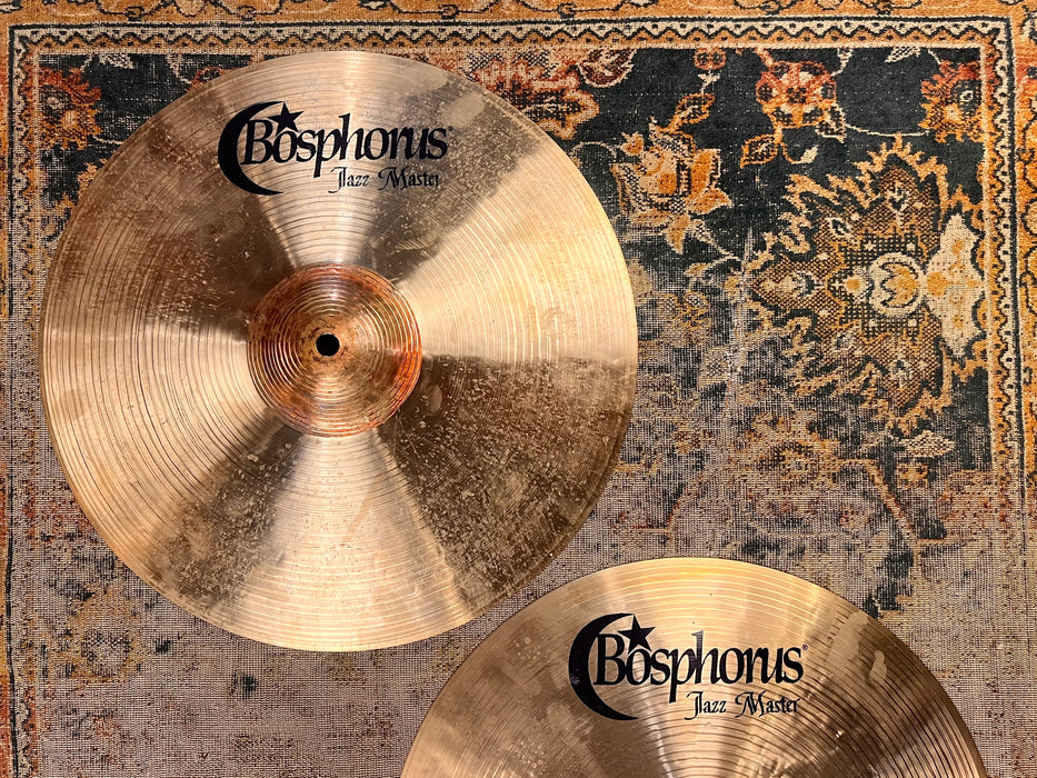 Bosphorus JAZZ MASTER Hihats 14” 790 1214 g LIGHT w/AIRY COMPLEXITY! Hard To Find