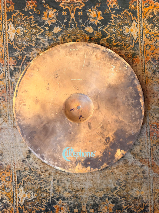Unique Crazy Ass Ultra Dark Complex Bosphorus Prototype Blank 22” 1990 g CRASH RIDE! GORGEOUS!