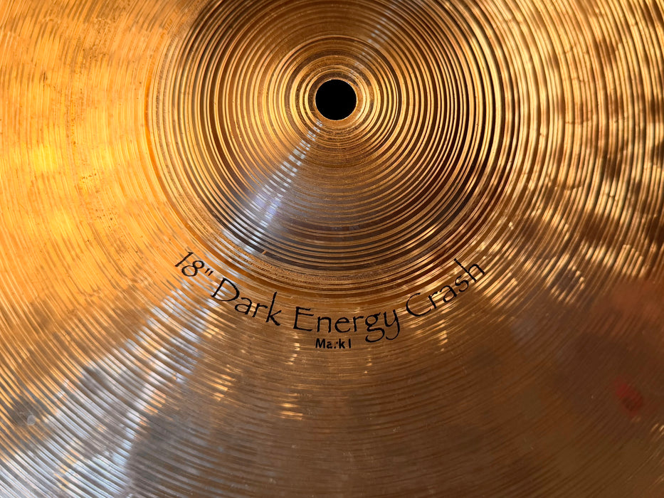 PAISTE DARK ENERGY CRASH 18” Beautiful! 1470 g Sound Amazing! DON’T Pay $614!