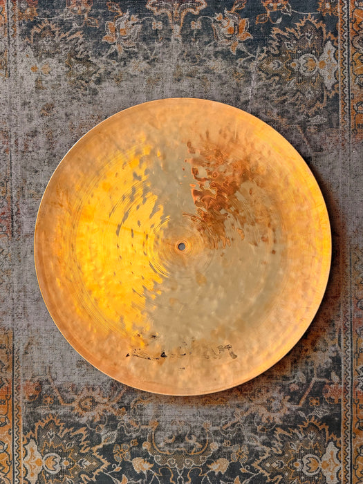 Vintage 80s Zildjian K FLAT Ride 20” EAK - ish in Rare BRILLIANT! GLASSY SHIMMER! TIGHT Definition 2546 g