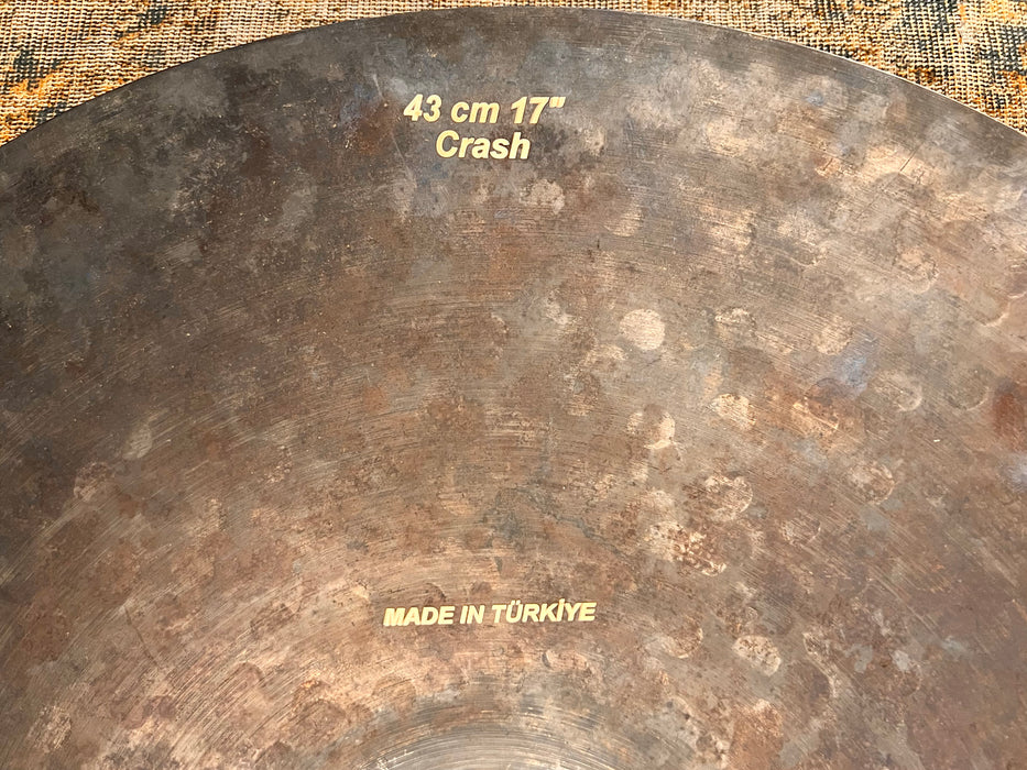 LIGHT DRY COMPLEX BLACKENED Bosphorus Crash 17” Only 1110 g Painite FAST! Beautiful!