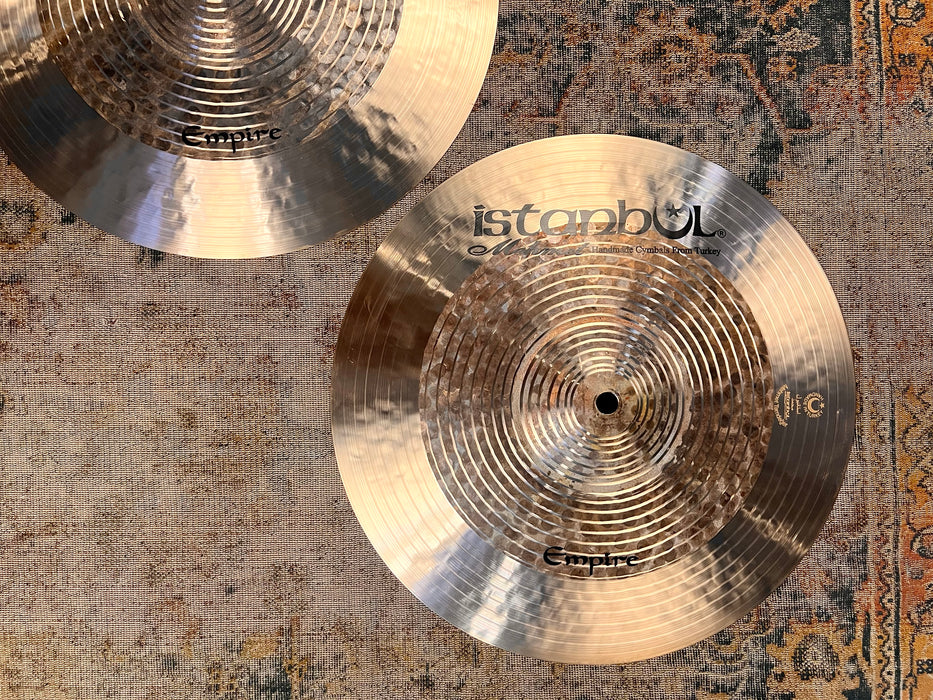 Rare Super Dark Istanbul Mehmet Empire Hihats 13” 858 1032 g Amazing Tone - Crisp & Dark