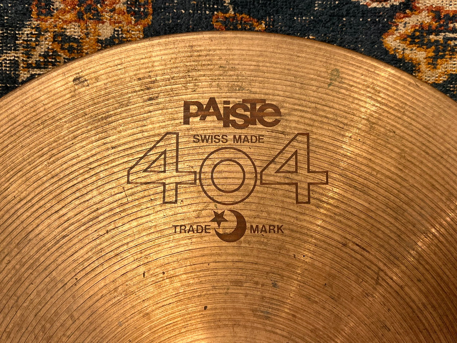 RARE VINTAGE Paiste 13” 404 ULTRA PAPER THIN Hihats 517 640 g YES 13s”!!
