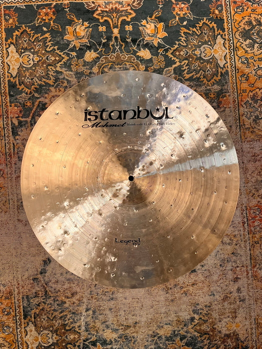 ULTRA DARK ISTANBUL Mehmet LEGEND DRY Ride 22” 2434 g PERFECT Deep Hammering! AMAZING!