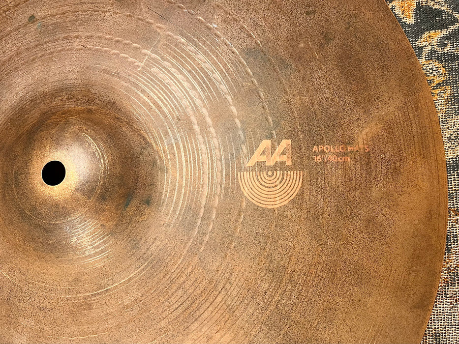 Sabian 16” Apollo Hihats 1226 1414 g MASSIVE DRY 16s”! PERFECT! Don’t Spend $600 On A Guess! AA