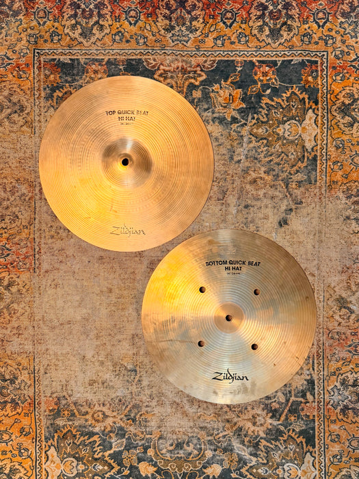 ULTRA CRISP Tight Zildjian Earlier QUICK BEAT 14” Hihats 1254 1534 g Insanely CLEAN Tone