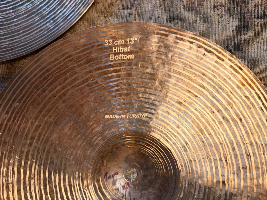 Rare Dry Crisp BOSPHORUS NEW ORLEANS 13” Hihats 850 976 g Articulate! IMMACULATE