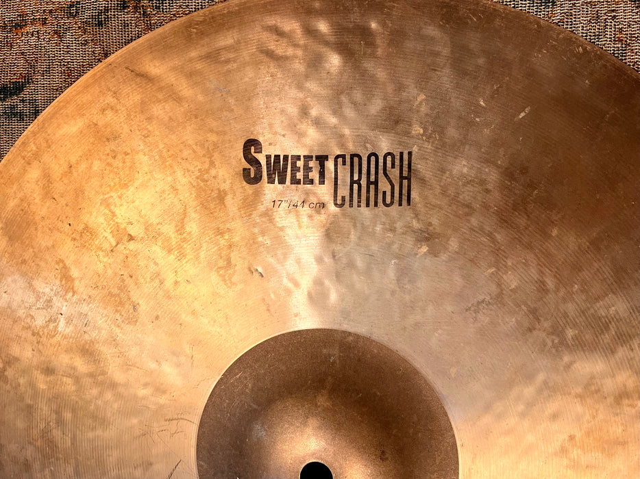 Zildjian K SWEET CRASH 17” 1192 g Dark And CLEAN Sounding! Gorgeous Smooth One! Don’t Pay $400!