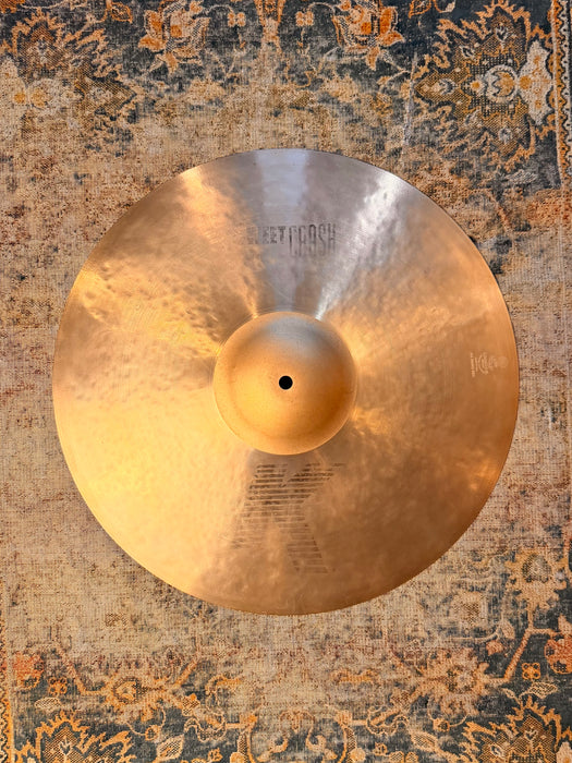 Zildjian K SWEET CRASH 18” A THIN ONE at 1295 g  DON’T Pay $450 For A Guess! Listen!
