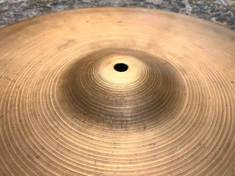 RINGO FULL Versatile 1960s Vintage ZILDJIAN 20” Light CRASH RIDE Only 2122 g CLEAN