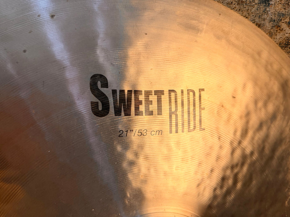Zildjian K Sweet Ride 21” DARK! Smooth CRASHABLE! Versatile! 2398 g Don’t PAY $525?