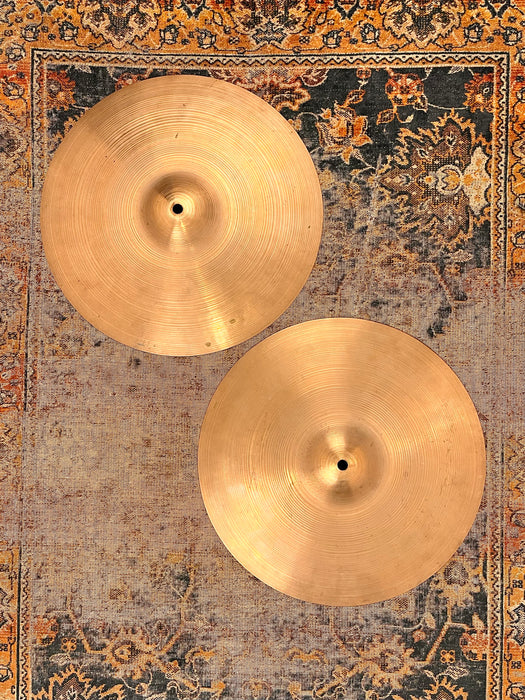 1960s Vintage Zildjian 14” Hihats 825 1040 g RINGO Light Whipsy Classic 60s TONE! Complex!