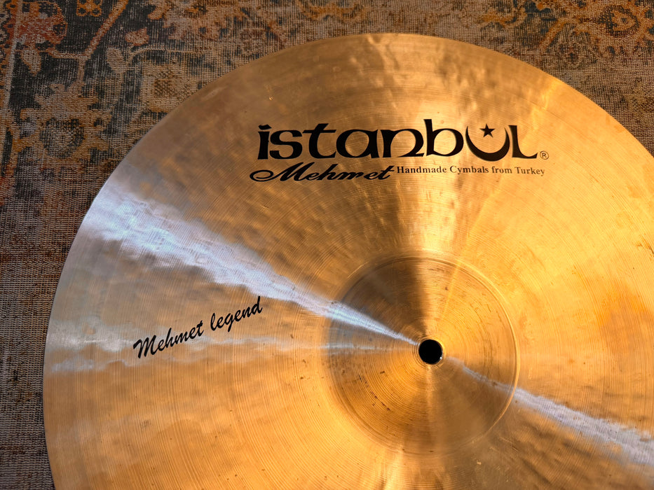 Rare Istanbul Mehmet LEGEND Crash 18” 1295 g DARK GLOWING WARM! Mint! Amazing!