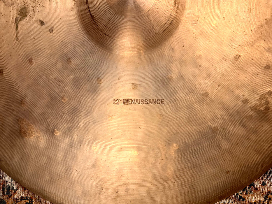 Rare Adam Nussbaum SIGNED Zildjian K CONSTANTINOPLE RENAISSANCE 22” Ride 2622 g 1st Ones!