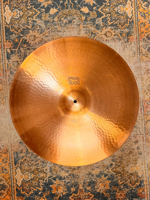 1978 Vintage Paiste 2002 Ride 22” FACTORY STAMPED! CLEAN! THE ORIGINAL! 2972 g WHY PAY $560?