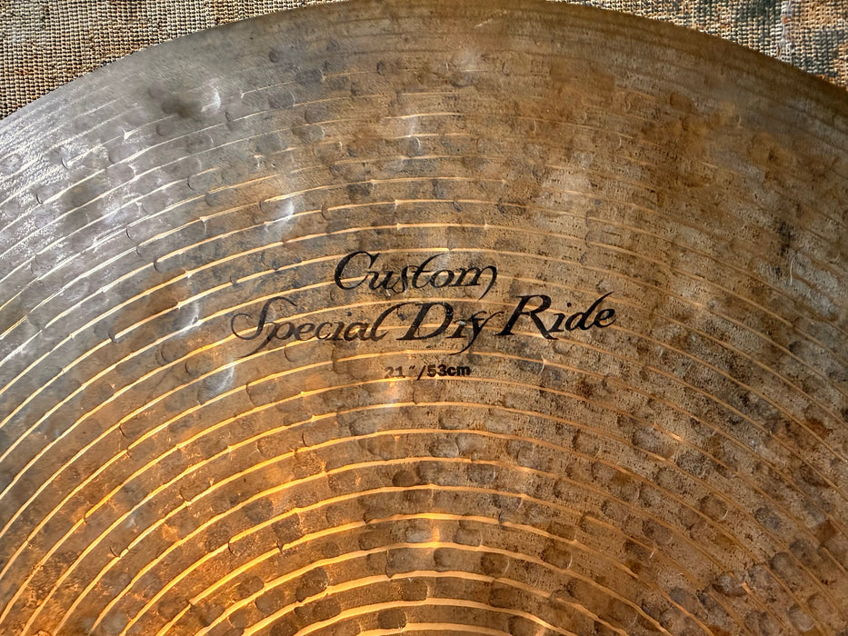 Zildjian K CUSTOM Special Dry Ride 21” FAST DARK COMPLEX 2376 g Don’t Pay $580! CLEAN Great!