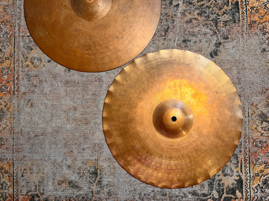 VINTAGE PAISTE 2002 SOUND EDGE Hihats 14” 1010 1004 g ICONIC! CRISP & DRY! Don’t Pay $550!