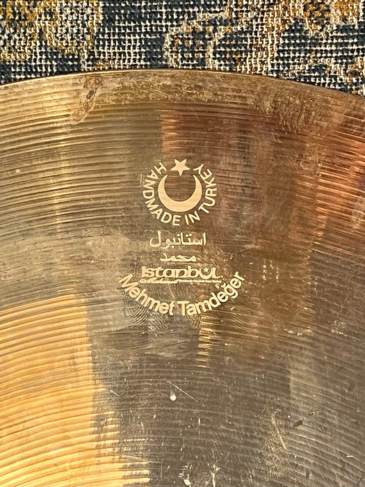 HAND HAMMERED ISTANBUL Mehmet 15" BLACK BELL Hihats 1226 1405 g Brilliant