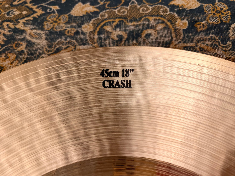 AMAZING ISTANBUL Mehmet HYBRID CRASH 18” 1516 g SEMI-DARK & Clean! Perfect Don’t Pay $434!
