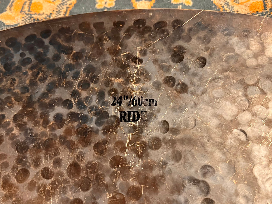 RARE DARK 24” Istanbul Mehmet 61st Anniversary Ride 2654 g Absolutely Incredible Sounding! Smooth